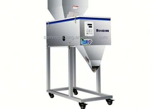 Large plage réglable de 2 à 100 g, adaptée aux besoins d'emballage diversifiés d'une machine de pesée de thé durable